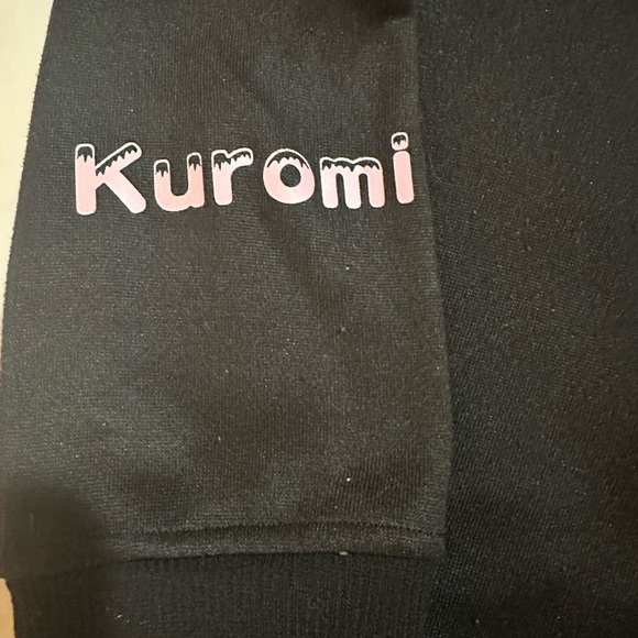 Sanrio Kuromi Boa Black Pullover Hoodie Sweatshirt Women L - Picture 3 of 7